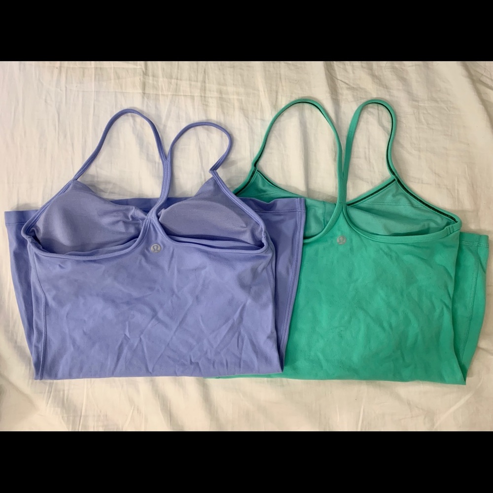 bundle of 2 power Y lululemon tanks